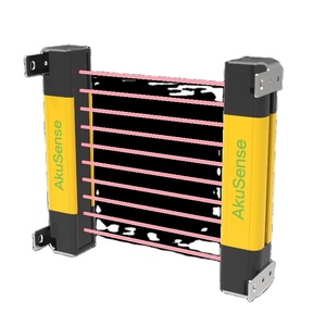 BZL10-T0603NC AKUSENSE Optical Top-Emitting Light <b>Curtain</b> Sensor 10mm Beam Pitch 110mm Height NPN Output 0.3-3m Range BZL10-T060 - Product Image 5
