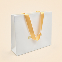 Sacs à provisions en papier de magasin avec marque personnalisée Sacs-cadeaux en carton avec votre propre logo pour l'artisanat et les fourrures dans les petites entreprises