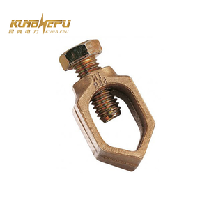 Abrazadera de Tierra Personalizada Kunb, Abrazadera en C de Cobre de 3/4\" para Sistemas de Puesta a Tierra Eléctrica - Product Image 3