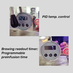 Popular profesional 3 en 1 Americano Cappuccino doble caldera Espresso <span class=keywords><strong>cafetera</strong></span> para <span class=keywords><strong>Barista</strong></span> - Product Image 6