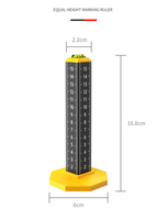 Règle de nivellement magnétique de haute qualité pour marquage de hauteur, installation de plafonds et de carreaux, usage industriel et domestique