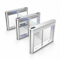 Tourniquet en acier inoxydable SUS304 à coins arrondis, prix usine, avec support pour reconnaissance faciale personnalisée, empreinte digitale et API SDK ouverte