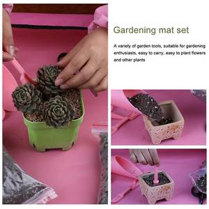 Tapis de repiquage bien rangé fleur rempotage changement sol succulent tapis de rempotage intérieur fonctionnement pliable jardin plante tapis de rempotage - Product Image 3