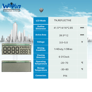 Wk32110 <span class=keywords><strong>TN</strong></span> phản xạ đơn sắc LCD hiển thị Module tiêu thụ điện năng thấp với phản ứng nhanh - Product Image 3