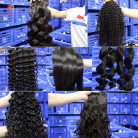 Vente en gros de mèches de cheveux humains de 26 pouces, vague profonde, fournisseur avec mèches lisses et crépues, extensions de cheveux