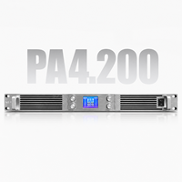 Amplificateur de puissance numérique DJ 4 canaux 2000W avec écran LCD, amplificateur professionnel 8 ohms pour caissons de basses, enceintes PA