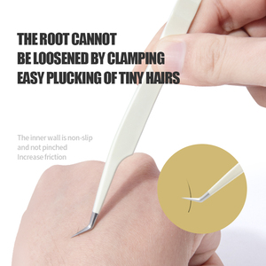 Aplicadores de Cílios em Aço Inoxidável Pinças para Cílios com Pintura e Decorações Pinças de Alta Qualidade - Product Image 5