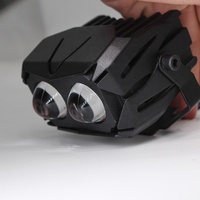 Projecteur à Led pour phare de travail avec lentille Projecteur haute puissance pour moto avec fonction stroboscopique