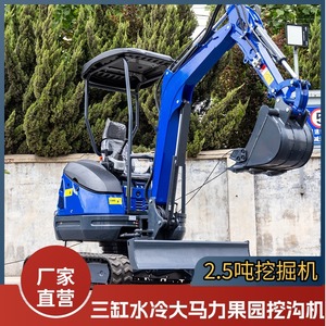 Exportation transfrontalière de mini-excavatrices de 2,5 tonnes, machines de concassage pour l'ingénierie agricole, mini-excavatrices sans queue, fabricant de mini-excavatrices - Product Image 4