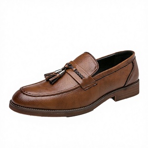 Mocasines Casuales de Cuero PU para Hombre, Cómodos Zapatos de Conducir con Borlas, Logotipo Personalizado, Lujosos, con Aumento de Altura, Suaves - Product Image 2