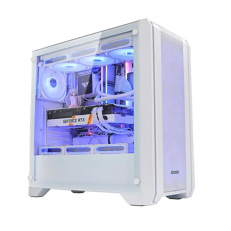 새로운 14 번째 프로세서 i9 14900KF RTX4060Ti/RTX4070 DDR5 16GB 32GB 64GB 고급 게임 디자인 데스크탑 컴퓨터 어셈블리