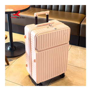 Custom New Arrival Durable Fashionable ABS Waterproof Carry-On Travel <b>Suitcase</b> Trolley Luggage 20-24" - Product Image 1