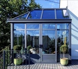 Kit de fenêtre de toit en verre avec cadre en aluminium pour véranda, extension de maison, patio, cabane - Product Image 2