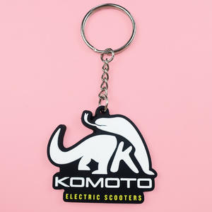 LLavero de silicona correa de goma llaveros logotipo personalizado nuevo diseño moda Lindo bolso de Pvc llavero - Product Image 3