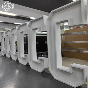 Énorme chapiteau néon <span class=keywords><strong>Mr</strong></span> <span class=keywords><strong>et</strong></span> Mrs panneaux d'intérieur lettres géantes pour décorer les signes de lettres de chapiteau Led en métal étanche extérieur - Product Image 6