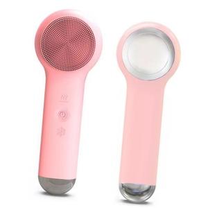 เครื่องนวดทำความสะอาดผิวหน้าแบบไฟฟ้า ร้อน-เย็น  แปรงทำความสะอาดผิวหน้าซิลิโคน - Product Image 2