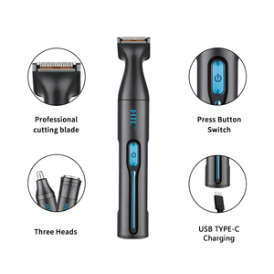 Recortadora de Pelo y Nariz Multifunción HTC AT-038, Recortadora de Pelo USB Rápida 3 en 1, Kit de Aseo Eléctrico para Nariz y Orejas - Product Image 2