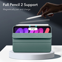 Étui de protection magnétique ultra-fin en PU avec support pliable à 3 positions et anti-chute pour iPad Pro 11 2024 2025