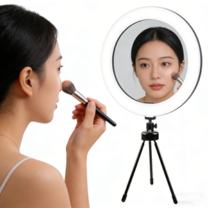 Mini trépied portable avec anneau lumineux <span class=keywords><strong>de</strong></span> 14 cm |   Lampe annulaire USB <span class=keywords><strong>de</strong></span> 18 pouces pour la création <span class=keywords><strong>de</strong></span> contenu, <span class=keywords><strong>les</strong></span> podcasts et <span class=keywords><strong>les</strong></span> histoires Instagram - Product Image 2