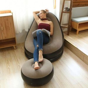 Sillón Inflable con Bomba de Aire Doméstica, Sofá Cama para Sala de Estar, Dormitorio, Viajes al Aire Libre, Campamento, Picnic - Product Image 2