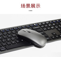 Clavier et souris sans fil Combo Rechargeable Clavier sans fil Bluetooth pour Google Chromecast iPad Pro 9.7