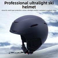 Casque de ski unisexe professionnel pour le ski et le snowboard, résistant aux chocs, chaud, protection multicouche, équipement de sécurité