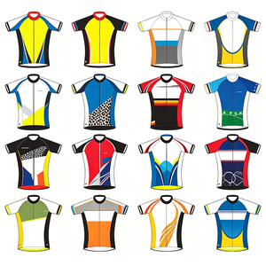 Maillots de cyclisme personnalisés respirants pour femmes à faible MOQ, en Spandex/Polyester, à manches courtes, fabriqués en Chine, kit personnalisé OEM, vêtements de vélo - Product Image 2