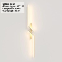 Applique murale LED minimaliste moderne en fer, design luxueux et simple avec télécommande, idéale pour chambre, salon, canapé et fond TV
