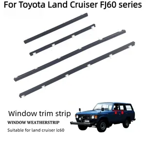 Para Toyota <span class=keywords><strong>Land</strong></span> <span class=keywords><strong>Cruiser</strong></span> Serie FJ60 61 62 <span class=keywords><strong>HJ</strong></span> BJ61, Vidrios de las Puertas Delanteras y Traseras, Tiras de Limpiaparabrisas Laterales Exteriores - Product Image 3