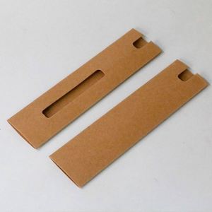Custom Kraft Paper <b>Pen</b> Sleeves Tube - Single <b>Pen</b> Holder for School, Office, or Business Gift Packaging - Product Image 4