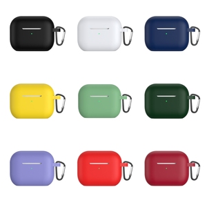 Schutzhülle für AirPods Pro <span class=keywords><strong>2.</strong></span> Generation 2022, Weiche Silikon-Schutzhülle mit Schlüsselanhänger für AirPod Pro 2 - Product Image 6