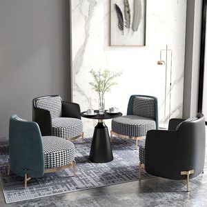 Poltrona Reclinabile Singola di Design Italiano per Soggiorno, Stile INS Popolare, Lussuosa con Struttura Dorata, Moderna Poltrona Lounge - Product Image 5