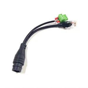 Aangepaste Poe Y-Kabel Met Stopcontact Leiden Naar Pcb-Connector En Rj45