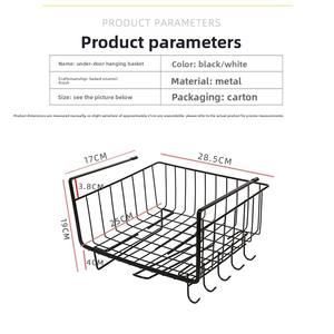 Meuble de rangement mural moderne et écologique pour cuisine et armoire, avec panier suspendu intégré - Product Image 5