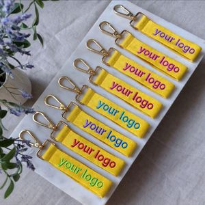 Custom Logo Embroidered <b>Personalized</b> <b>Keychain</b> Brand Gift for Corporate Promotional Gifts and Business Event Marketing - Product Image 3