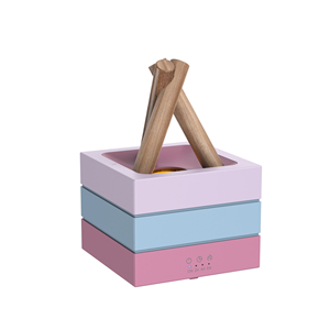 Diffuseur d'arômes de feu de camp 280 ml, humidificateur de bureau USB à grande production de brume, flamme simulée colorée, diffuseur d'huiles essentielles - Product Image 3