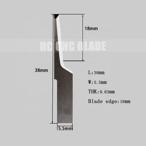 Lame de coupe vibrante en carbure pour cuir, mousse EVA et EPE, compatible AOL, IECHO, Ruizhou, AOKE, JWEI, A-TOM, EMMA, RUKING - Product Image 2