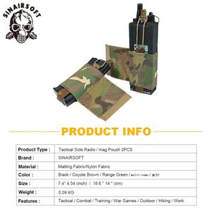 Accessoires de porte-radios élastiques de haute qualité, nylon et polyester, pochette tactique de chasse en plein air, petite pochette pour chargeur - Product Image 6