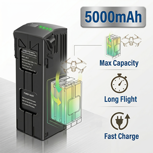 Accesorios para Drones, Batería Lipo de 5000 mAh para DJI Mavic 3 Pro/3 Classic/3 <span class=keywords><strong>Cine</strong></span>, 15.4 V, 46 Minutos de Vuelo, Repuesto - Product Image 1