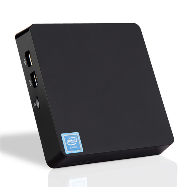 T11 Mini PC with Win10 OS Intel Z8350 CPU 4K Resolution Quad Core Intel HD Graphics 4G/32G WiFi BT4.2 TV Box Computer PC