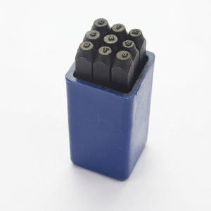 Carbon Steel Number Punch <b>Stamp</b> Set for Metal Wood <b>Leather</b> Plastic Marking Jewelry Making Hand Tools | GS1414 - Product Image 1