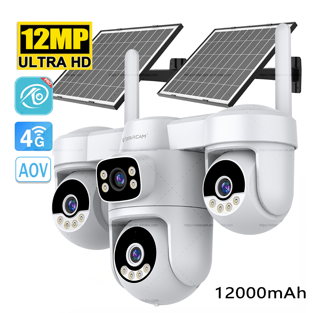 Vstarcam AG623FR 12MP 4G Solar Security Camera: 360° PTZ Outdoor Surveillance with Sire SD Storage 12000mAh Battery NEW Product · image 2
