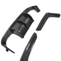 Diffuseur arrière en fibre de carbone de style V de haute qualité pour F80 F82 M3 M4, 2014+, kit carrosserie, adaptable à tous les modèles