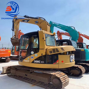 De nombreuses excavatrices d'occasion de haute qualité Excavatrice CAT308CCR originale Excavatrice hydraulique sur chenilles Caterpillar Cat308CCR d'occasion à vendre - Product Image 1