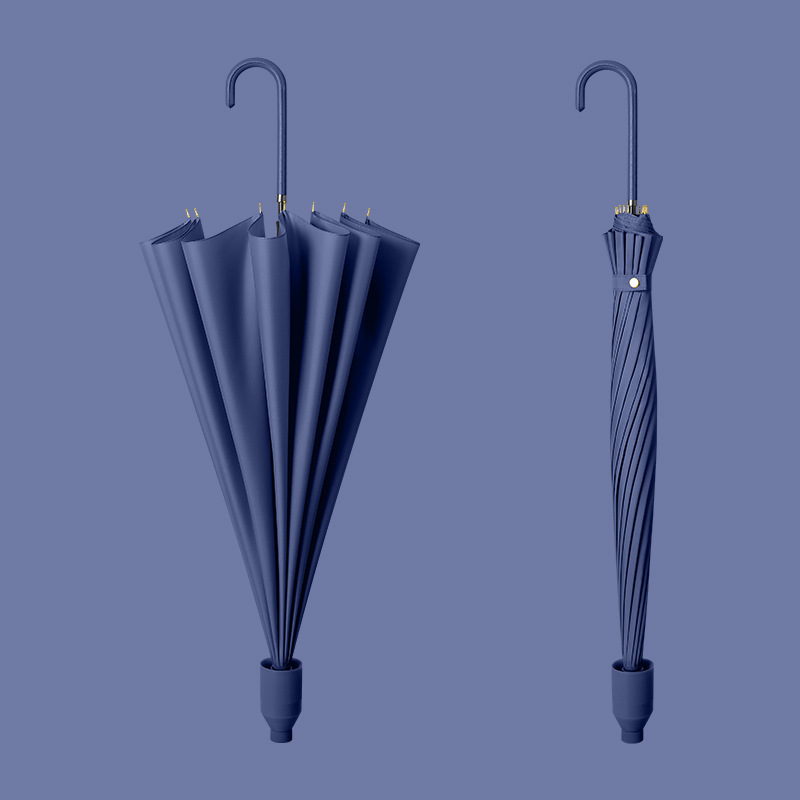 16-Bone Color-Coordinated Waterproof Case * Navy Blue