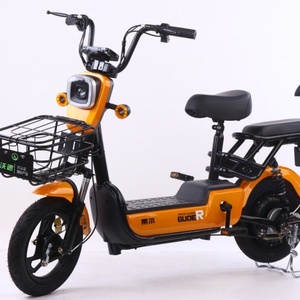 โรงงานจีนผลิตจักรยานยนต์ไฟฟ้าแบบเปิด 350W 48V สำหรับผู้ใหญ่ พร้อมมอเตอร์ไร้แปรงถ่าน เกียร์ 3 สปีด ที่นั่งคู่ - Product Image 5