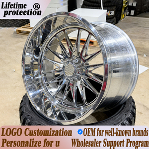 Ruedas Traseras Dobles Forjadas y Pulimentadas OEM <span class=keywords><strong>de</strong></span> 22-30 Pulgadas 8x170 6x135 para Ford Bronco Raptor F150 Ranger Tremor Expedition Ram 1500 Rebel - Product Image 1