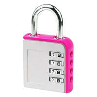 Grand cadenas à combinaison à 4 chiffres en alliage de zinc haute sécurité anti-coupure Kamal HB05 pour bagages, vestiaires de gym, armoires, clôtures et entrepôts