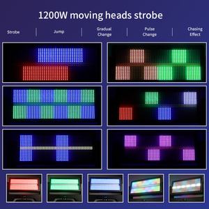 Luz Estroboscópica LED de 1200w con Atenuación Lineal, Luz Móvil para Conciertos y Discotecas - Product Image 5