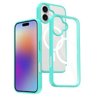 Étui de téléphone magnétique à la mode Téléphone étui élégant Transparent à la mode PC TPU Materialfor iPhone 17 Series